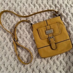 Nine West Mustard Colored Cross Body